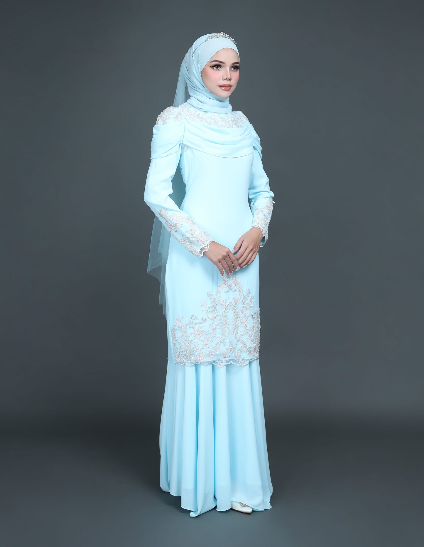 RAYFA KURUNG (AQUA BLUE)