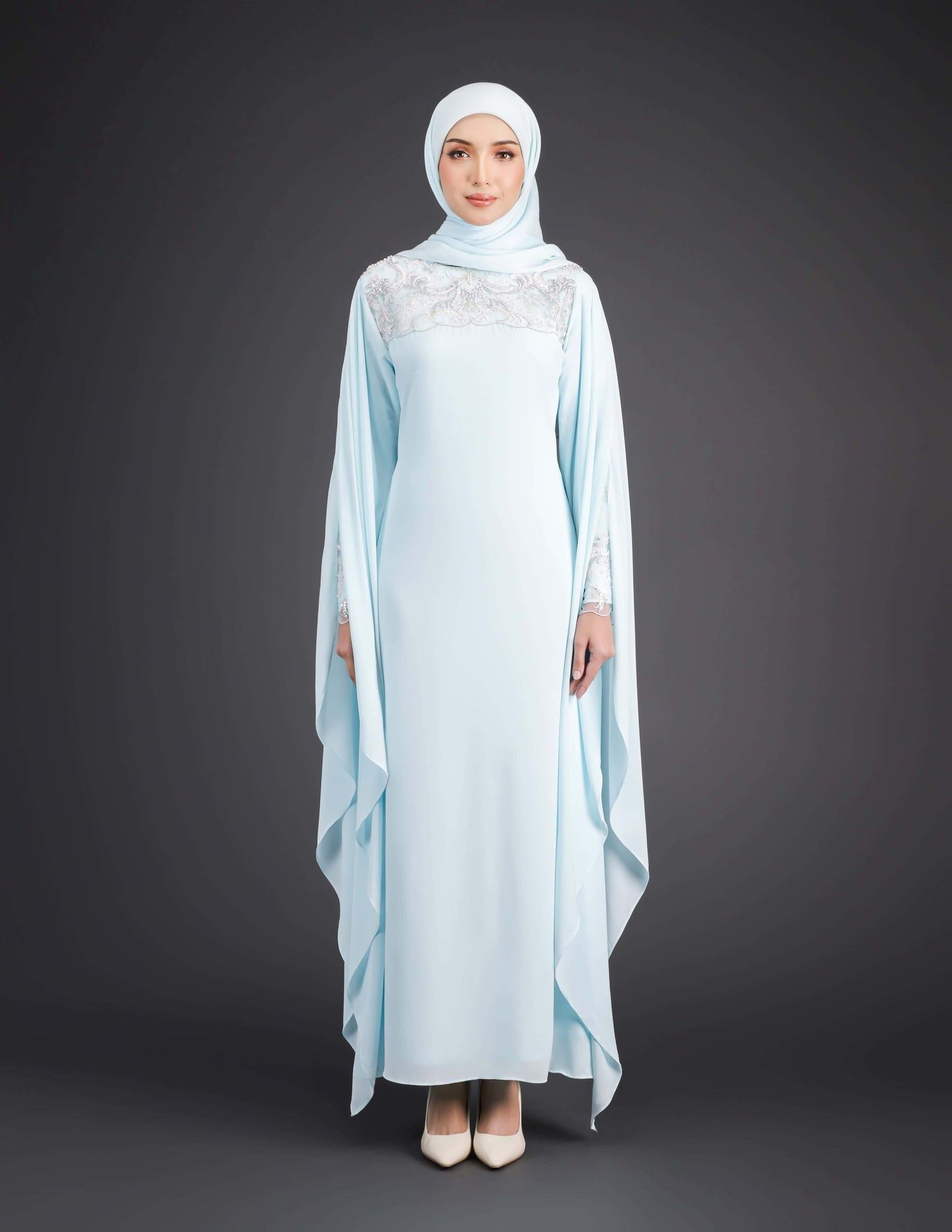 MINOR DEFECT REGINA DRESS (AQUA BLUE)