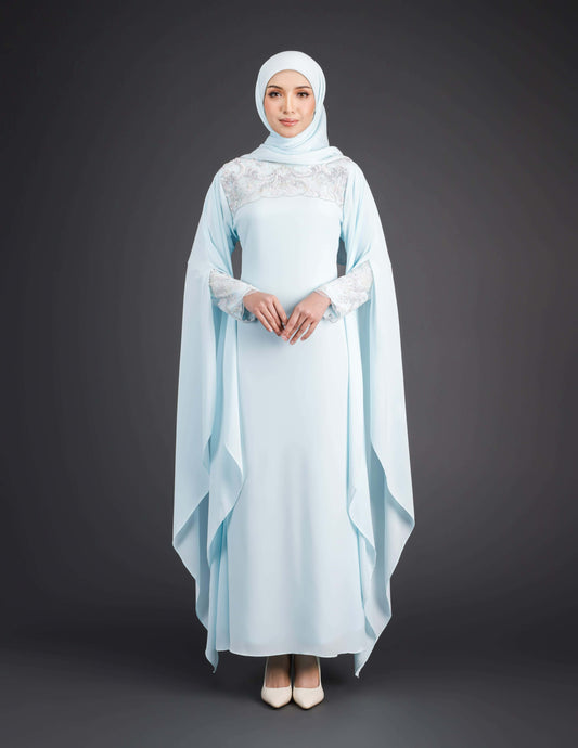 MINOR DEFECT REGINA DRESS (AQUA BLUE)