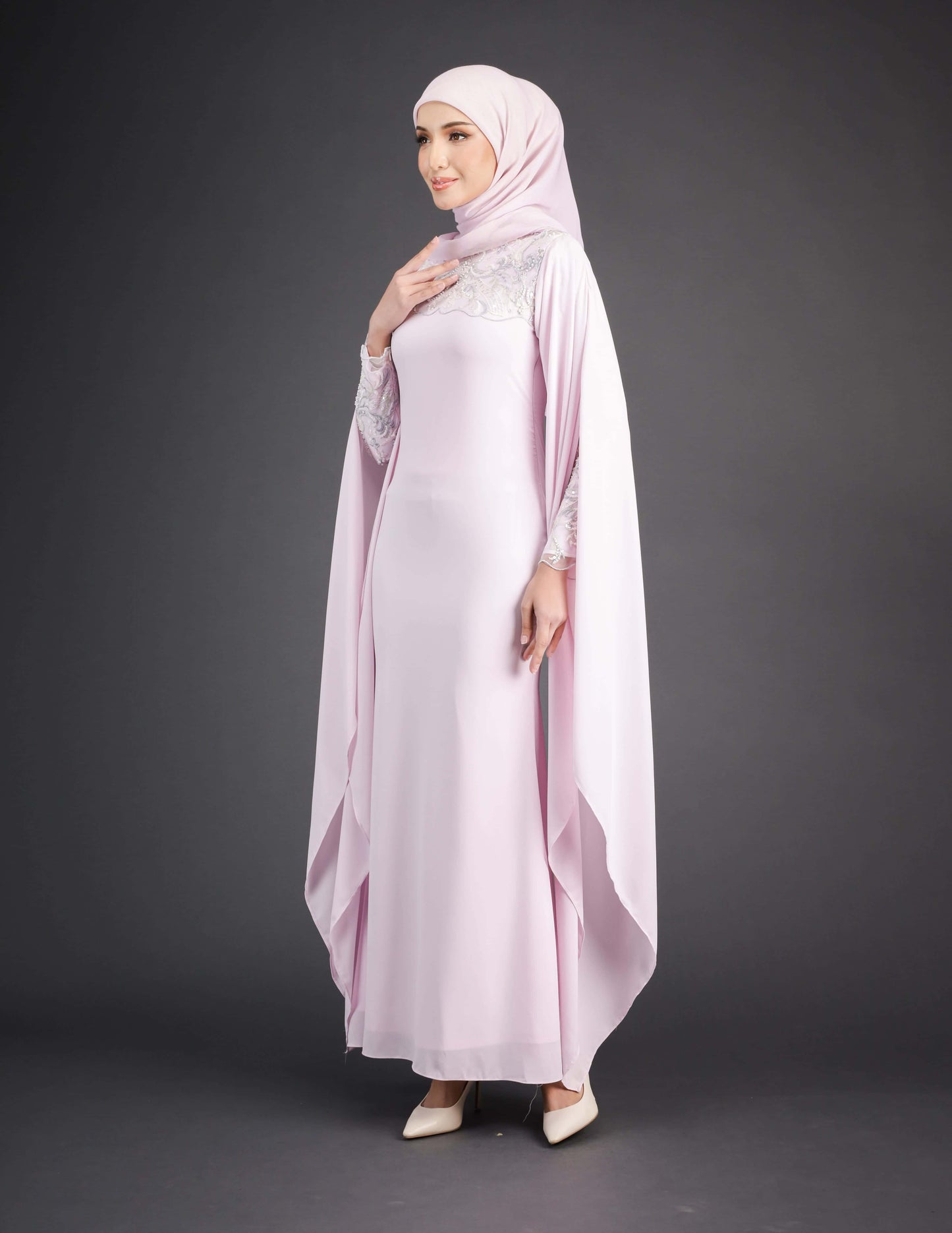 MINOR DEFECT REGINA DRESS ( LILAC)