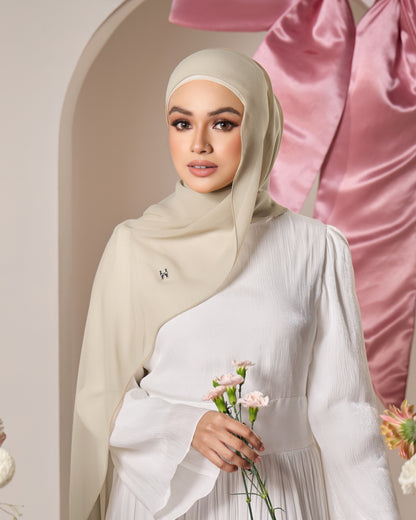 HANA CHIFFON SHAWL (HARDWOOD)