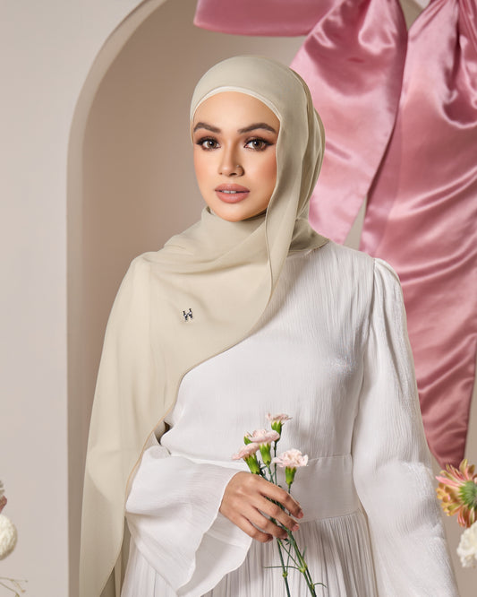 HANA CHIFFON SHAWL (HARDWOOD)