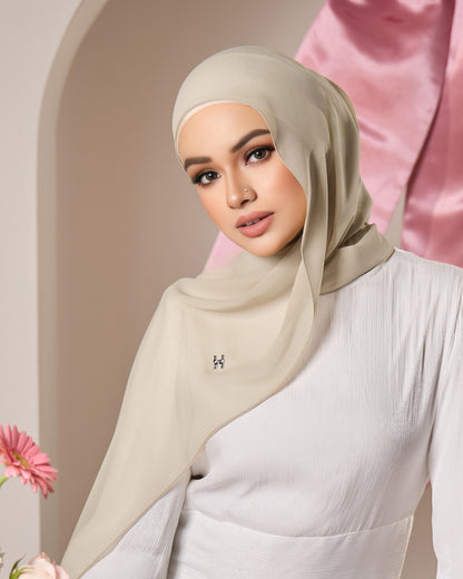 HANA CHIFFON SHAWL (HARDWOOD)