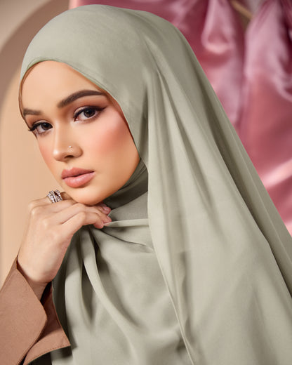 HANA CHIFFON SHAWL (COOKIE DOUGH)