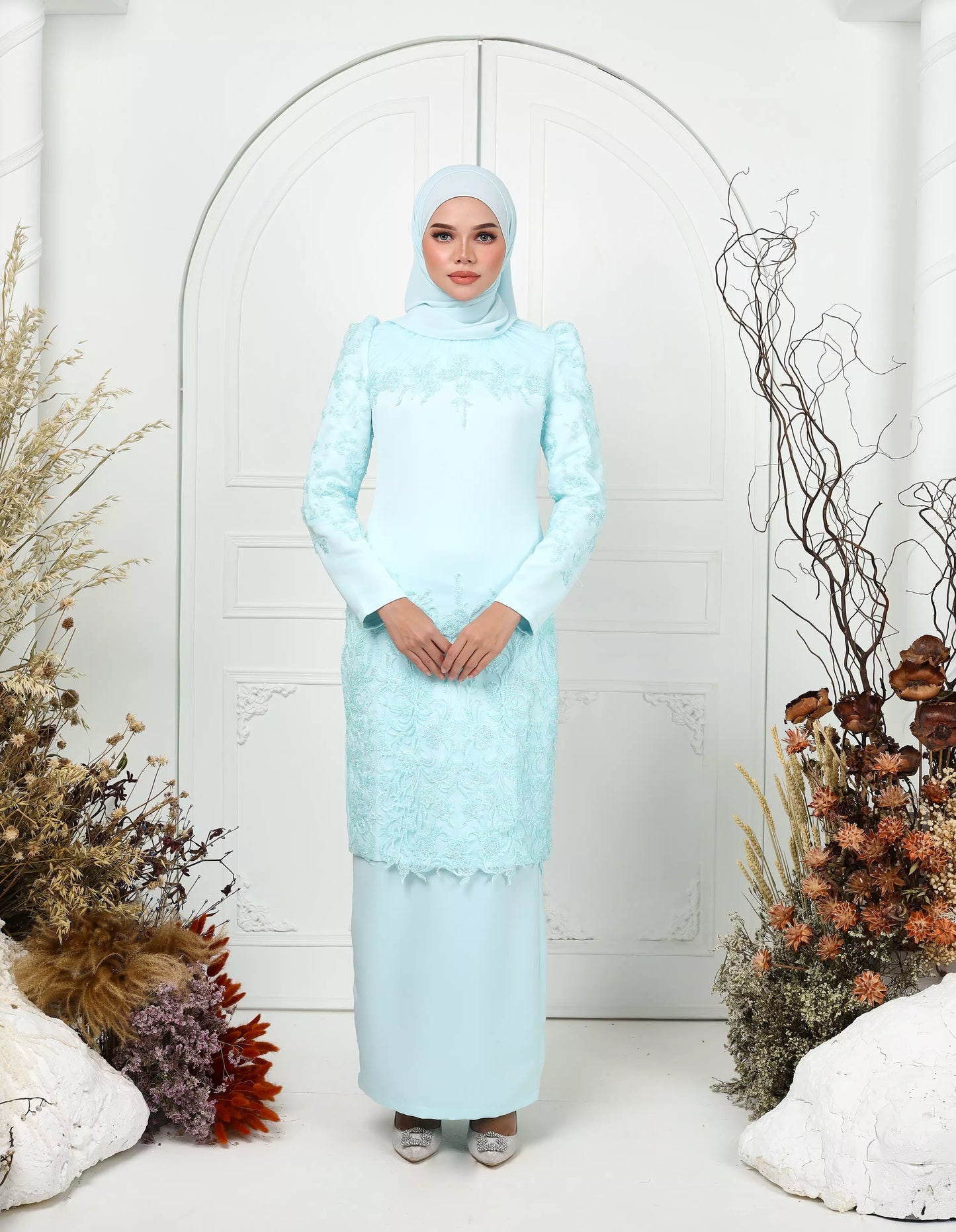 MINOR DEFECT RHEA KURUNG (AQUA BLUE)