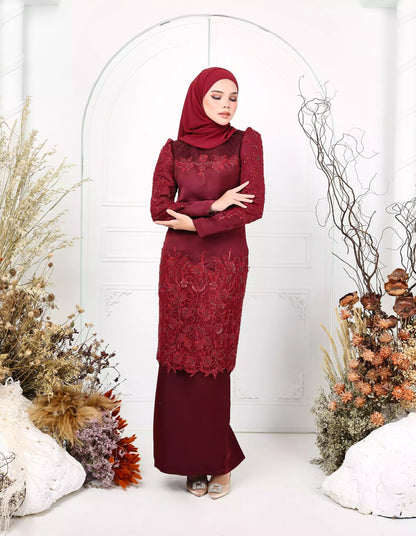 RHEA KURUNG (BURGUNDY)