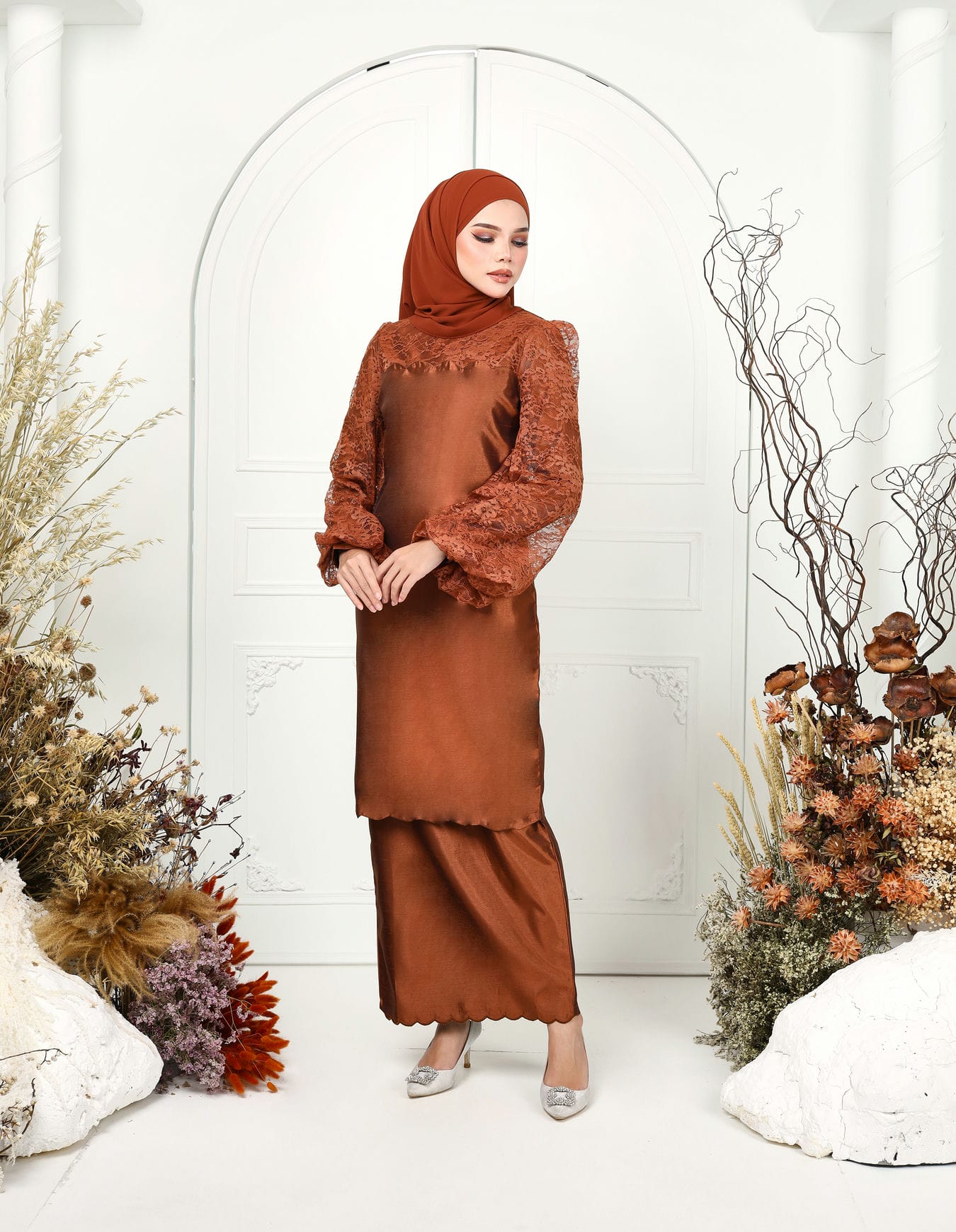 ROSSIYA KURUNG (BROWN)