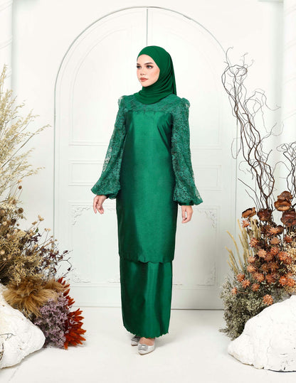 ROSSIYA KURUNG (EMERALD GREEN)