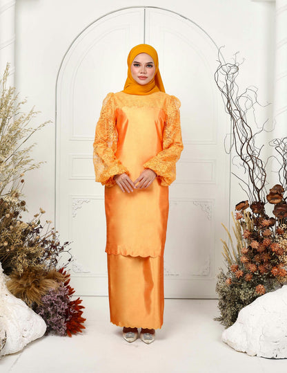 MINOR DEFECT ROSSIYA KURUNG (TANGERINE)