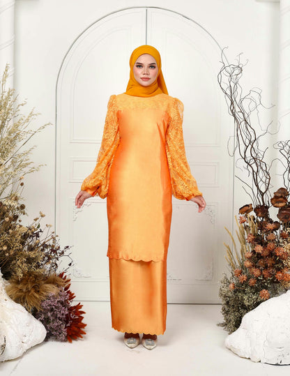 MINOR DEFECT ROSSIYA KURUNG (TANGERINE)