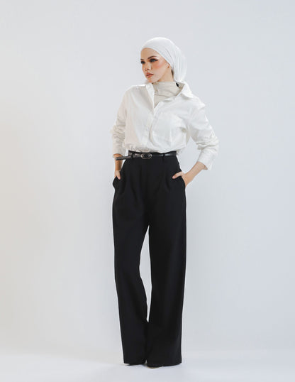 ROSSY PALLAZO PANTS (BLACK)