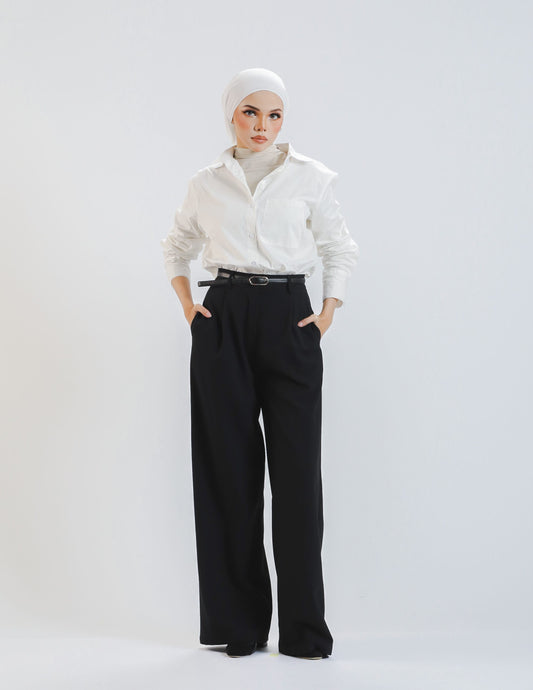 ROSSY PALLAZO PANTS (BLACK)