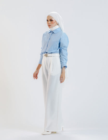 ROSSY PALLAZO PANTS (WHITE)