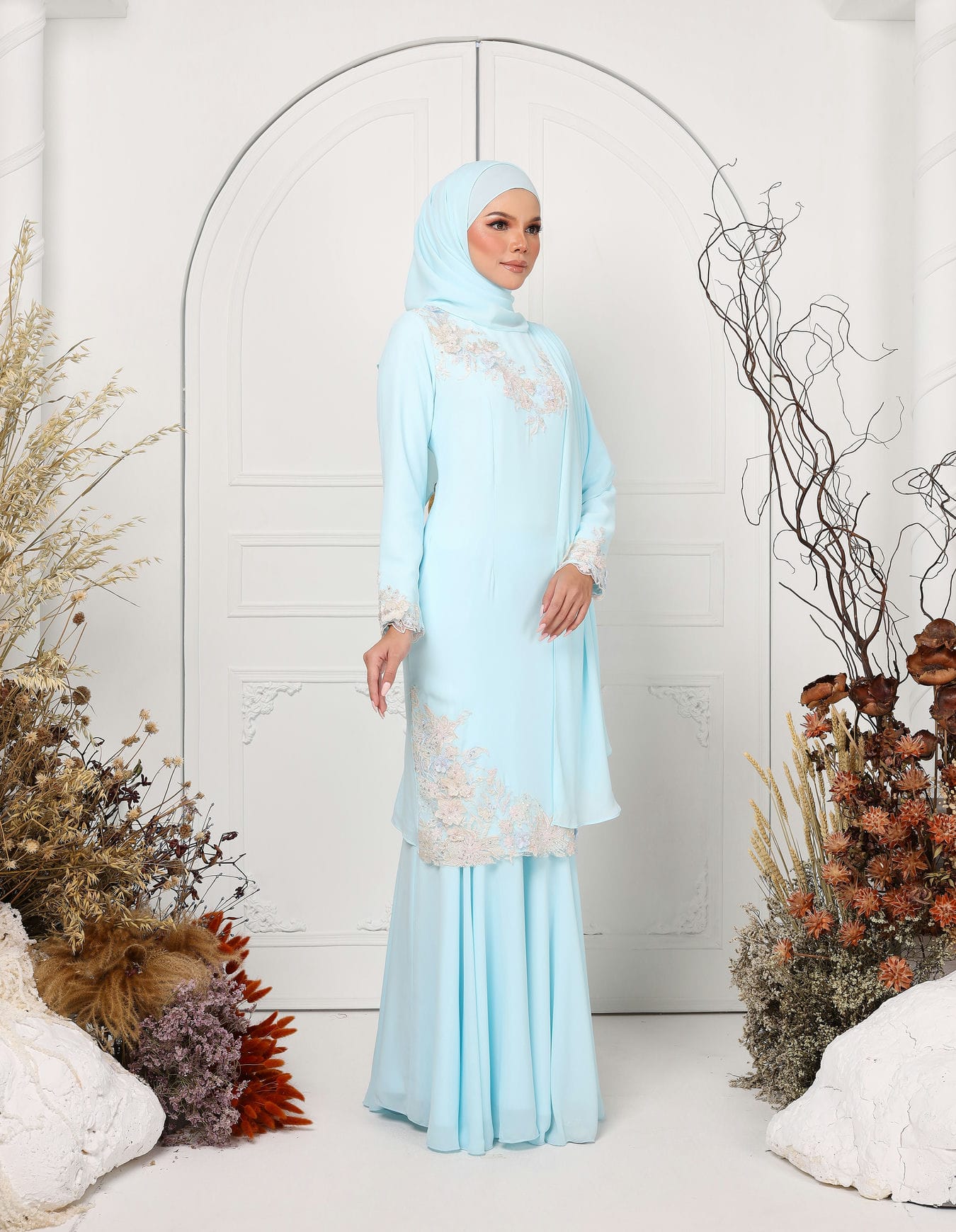 RUFINA KURUNG (AQUA BLUE)