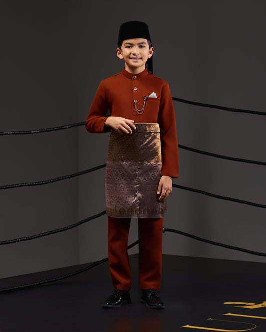 SOULTAN BAJU MELAYU FOR KIDS (RUSSET BROWN)