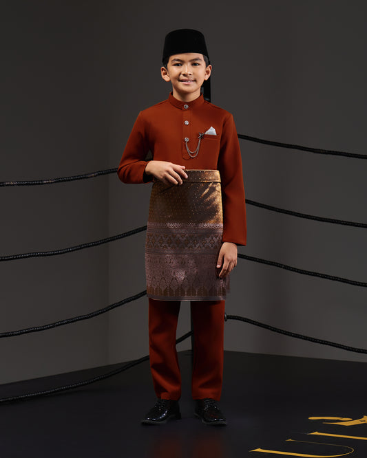 SOULTAN BAJU MELAYU FOR KIDS (RUSSET BROWN)