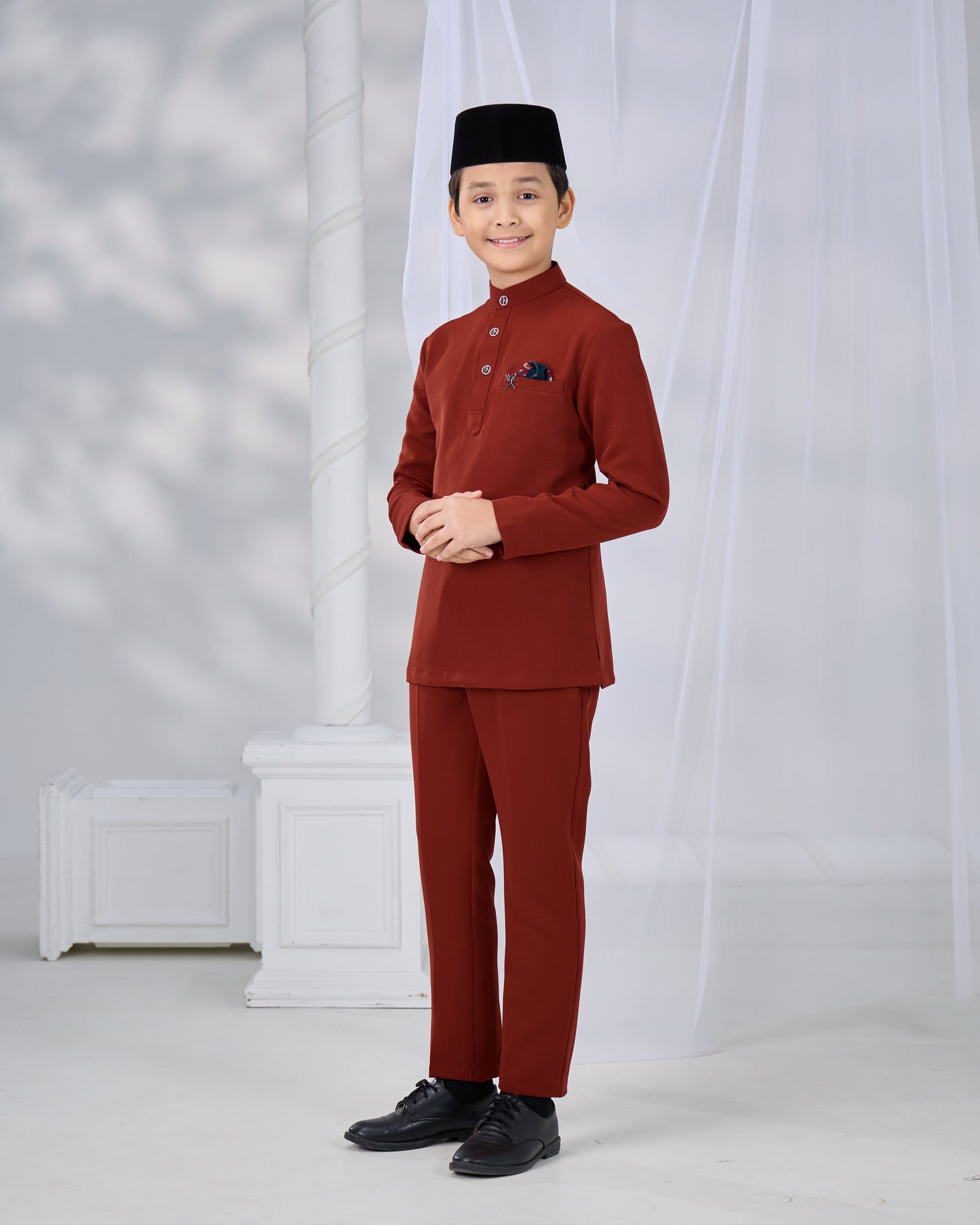 MINOR DEFECT SOULTAN BAJU MELAYU FOR KIDS (RUSSET BROWN)