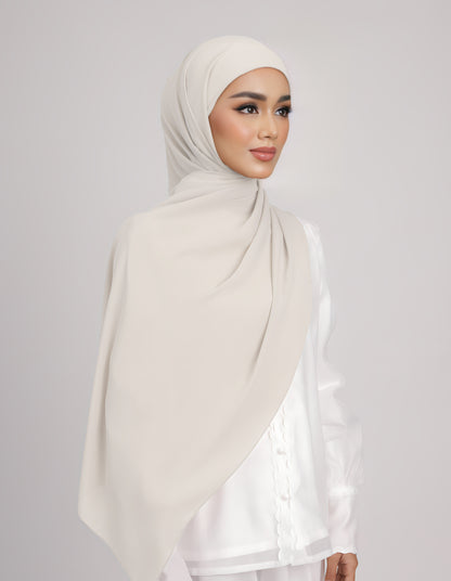 SAERA SHAWL TIEBACK (BEIGE GREY)