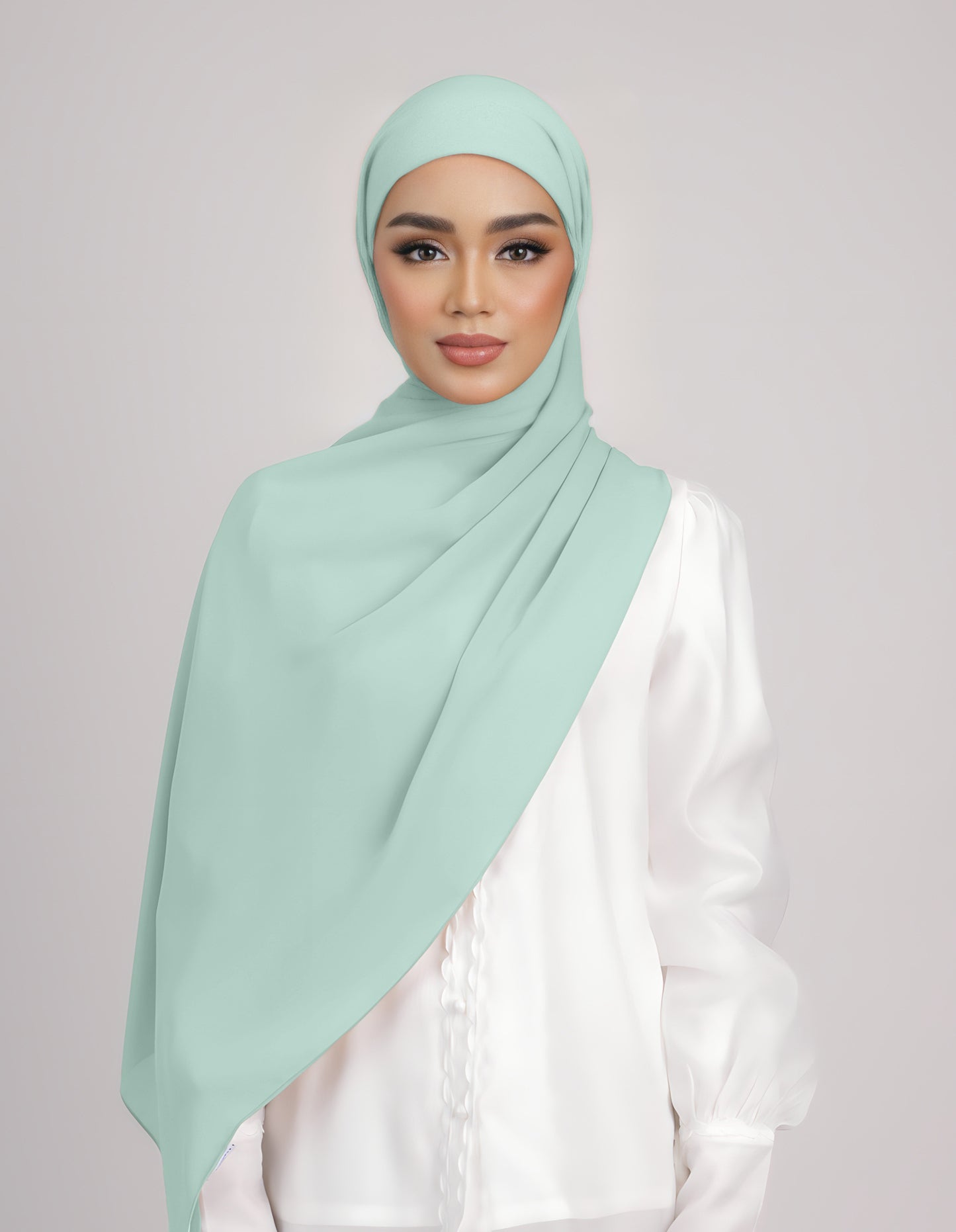 SAERA SHAWL TIEBACK (MINT GREEN)