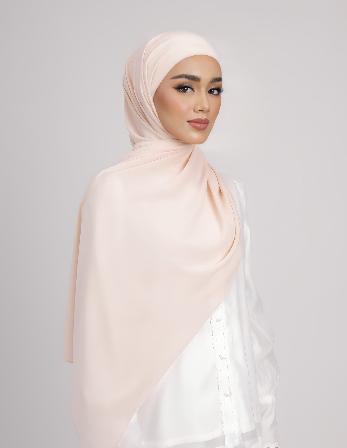 SAERA SHAWL TIEBACK (PEACH)