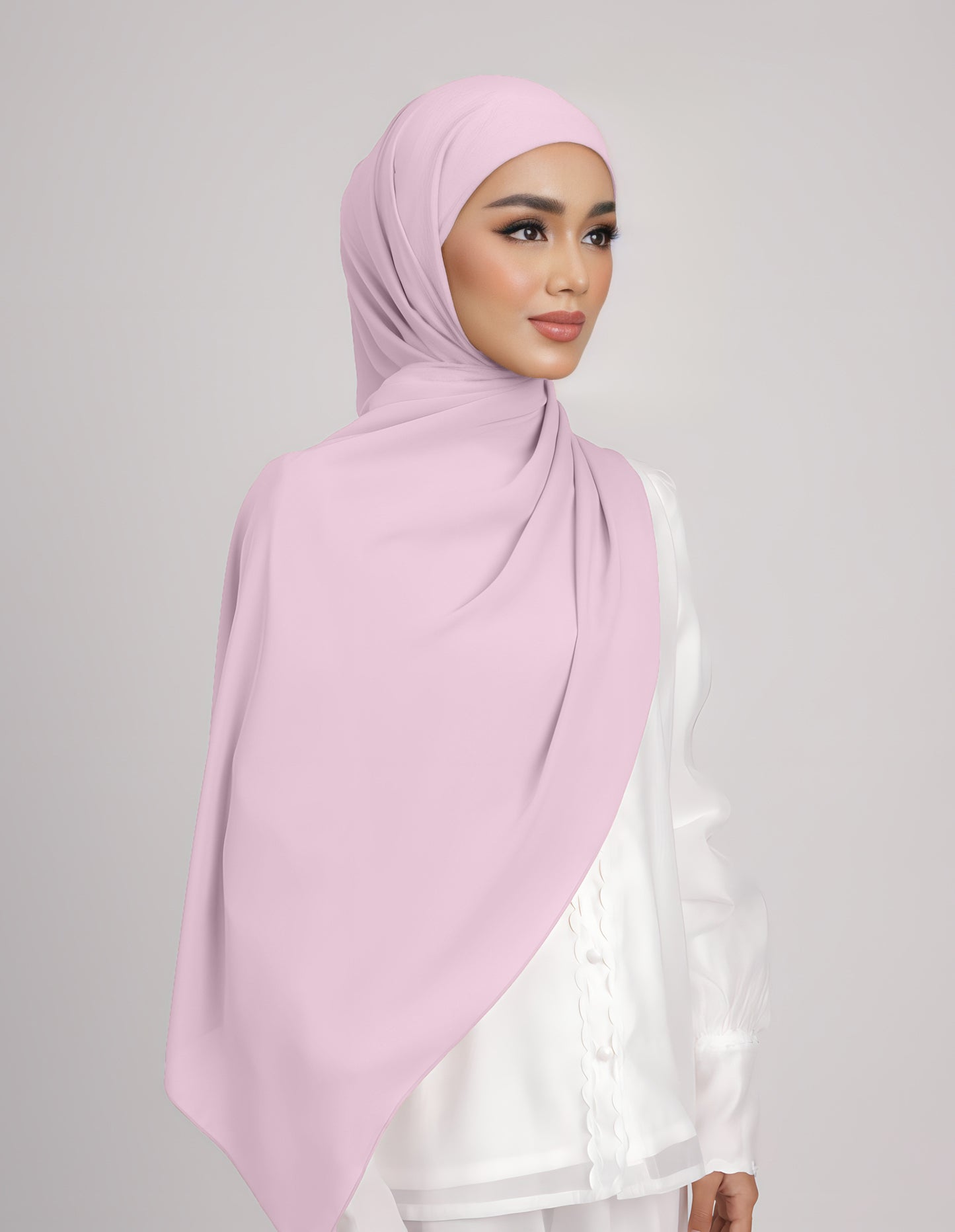 SAERA SHAWL TIEBACK (PINK BLOSSOM)