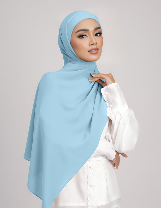 SAERA SHAWL TIEBACK (POWDER BLUE)