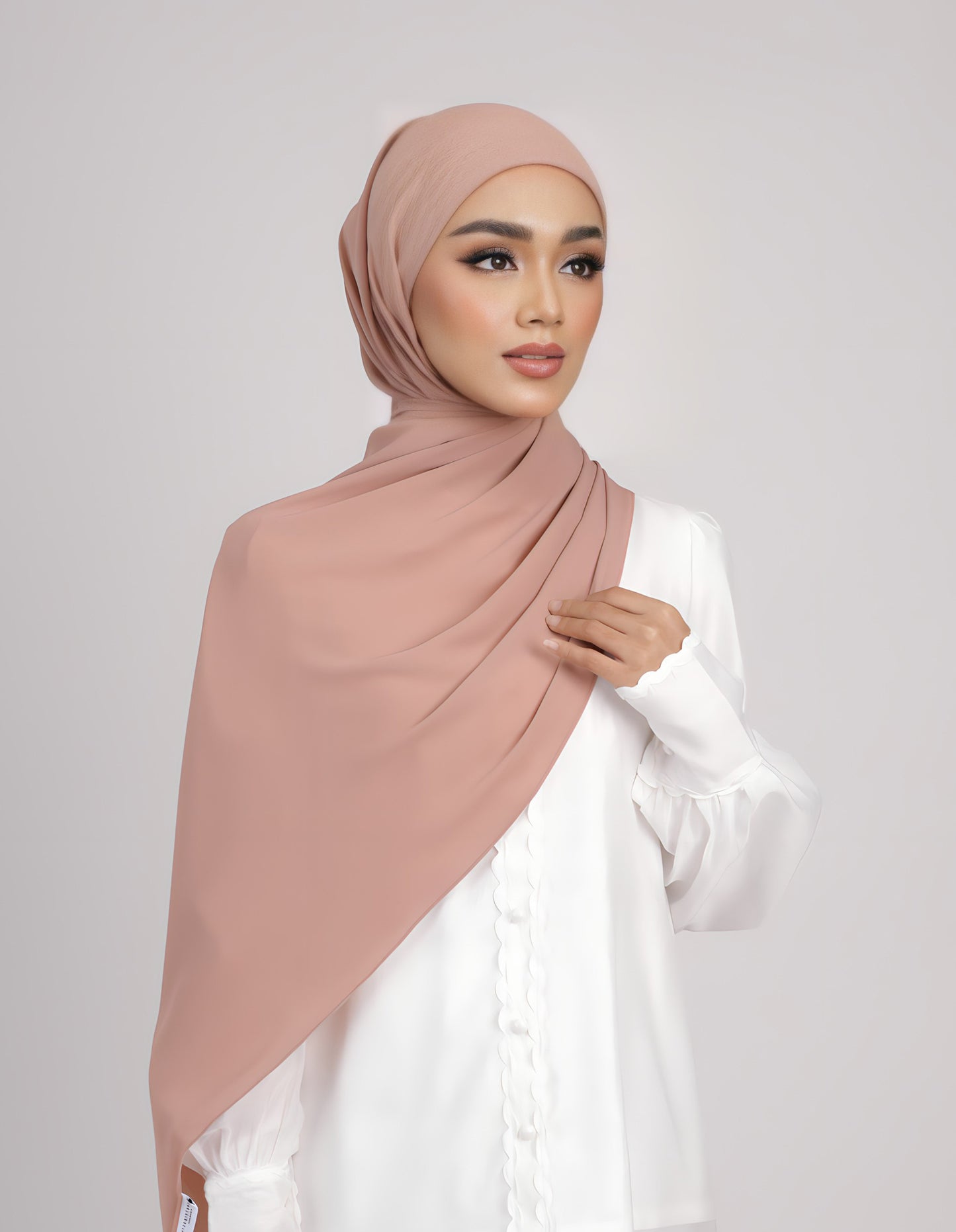 SAERA SHAWL TIEBACK (ROSE PINK)