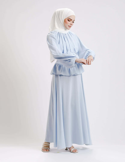 MINOR DEFECT SIERRA DRESS - LONG (BABY BLUE)