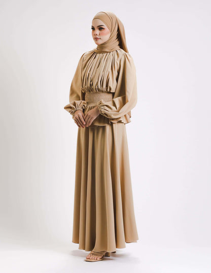 MINOR DEFECT SIERRA DRESS - LONG (KHAKI)