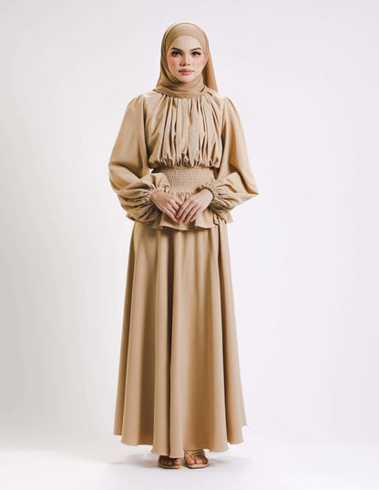 MINOR DEFECT SIERRA DRESS - LONG (KHAKI)