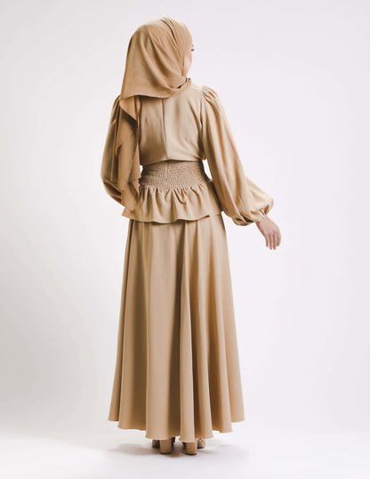 MINOR DEFECT SIERRA DRESS - LONG (KHAKI)