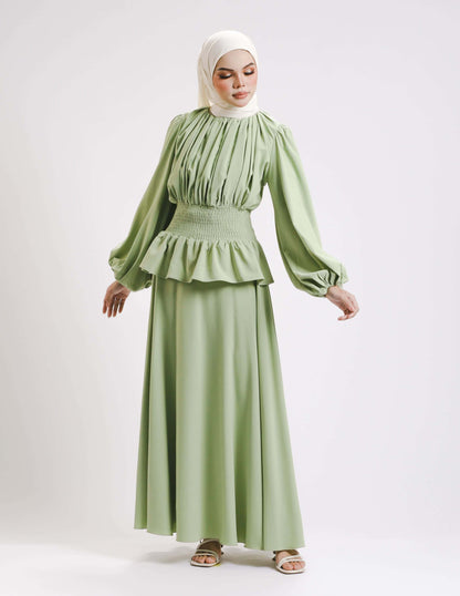 SIERRA DRESS - LONG (LIGHT GREEN)