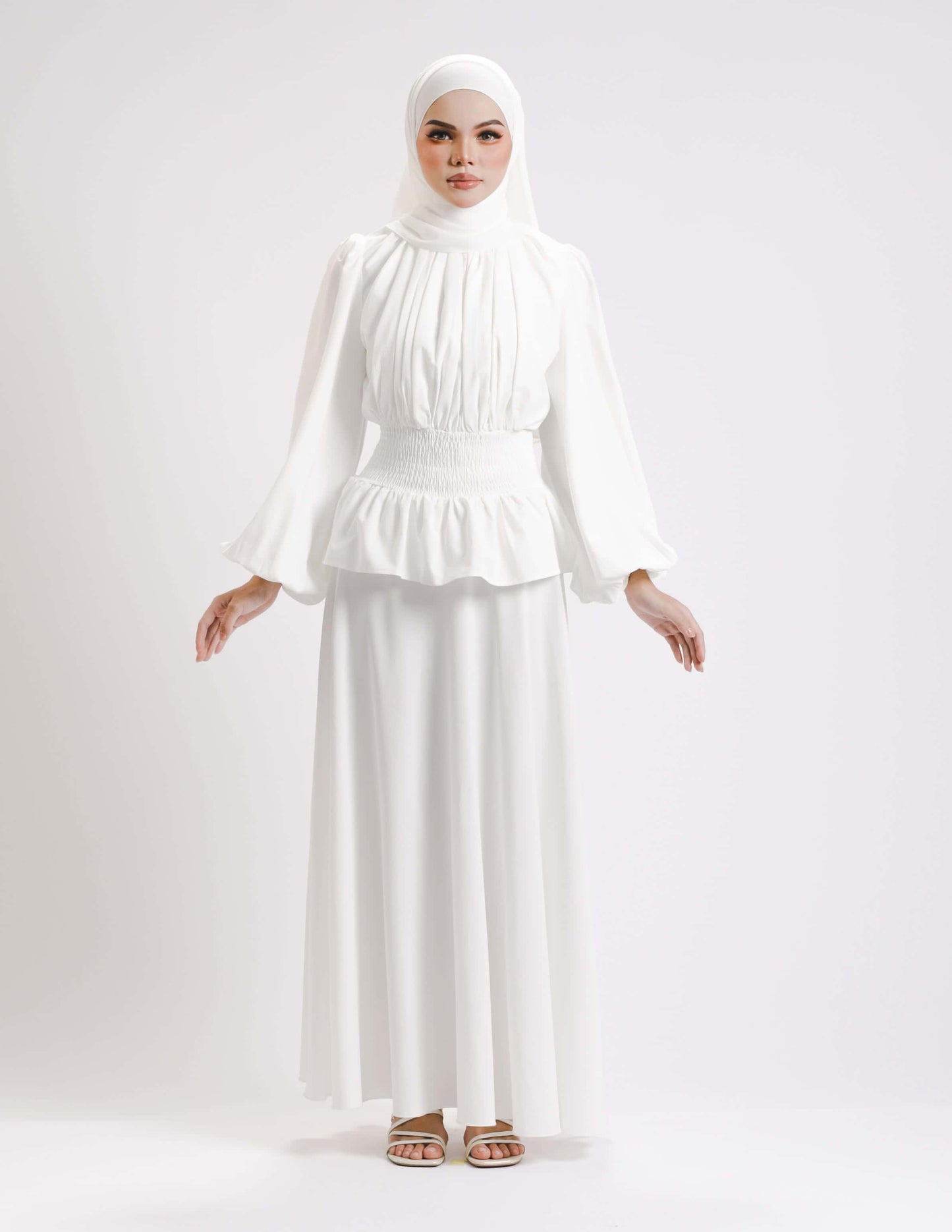 SIERRA DRESS - LONG (OFF WHITE)