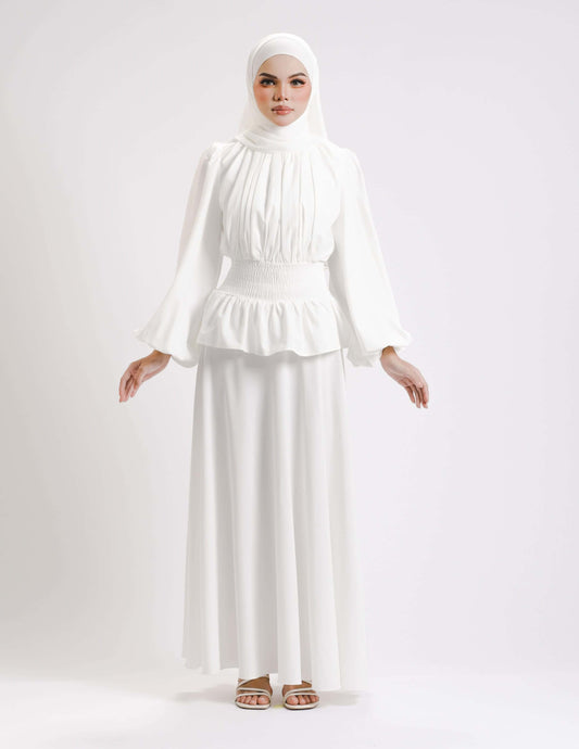 MINOR DEFECT SIERRA DRESS - PETITE (OFF WHITE)