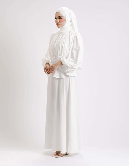 SIERRA DRESS - LONG (OFF WHITE)