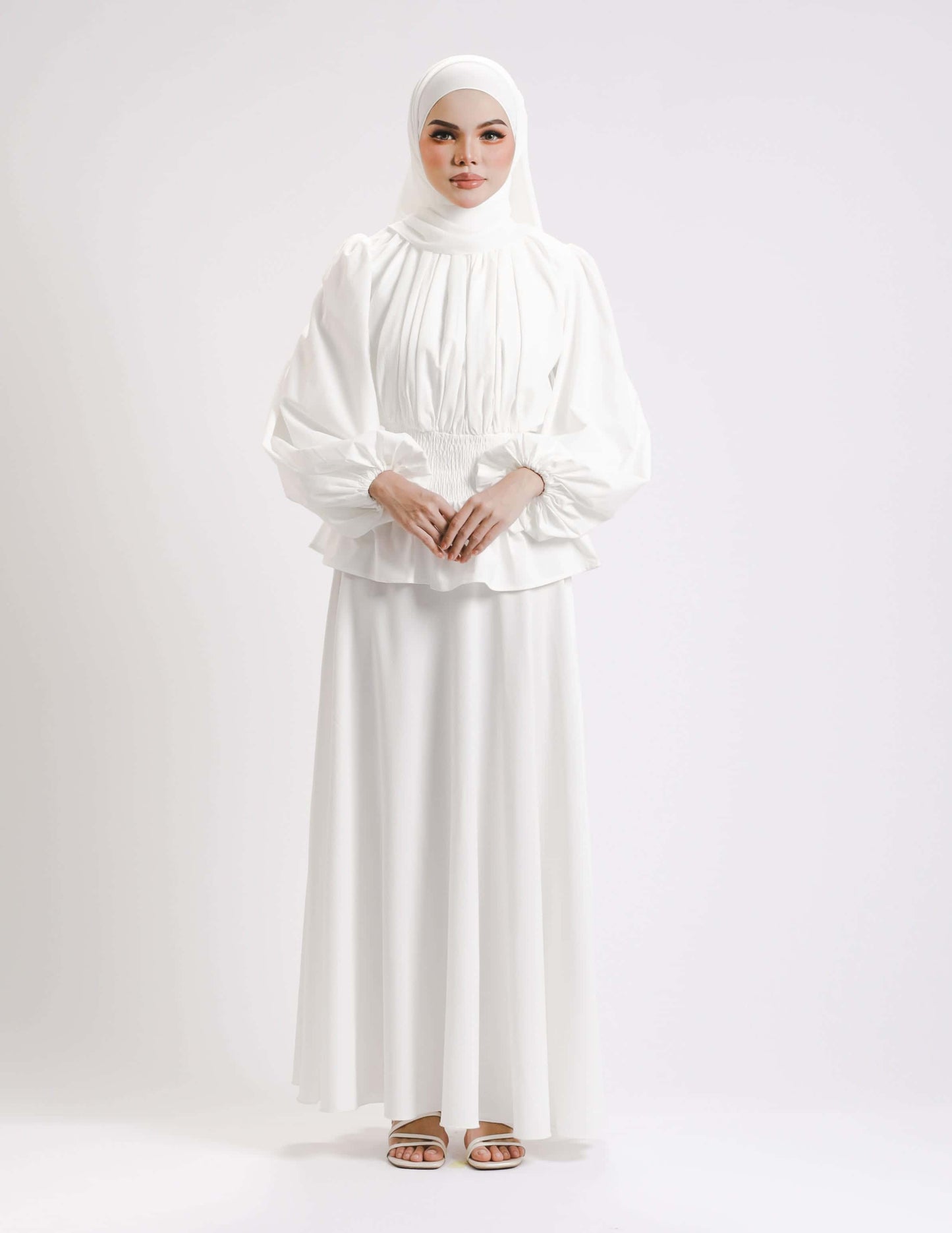 SIERRA DRESS - LONG (OFF WHITE)