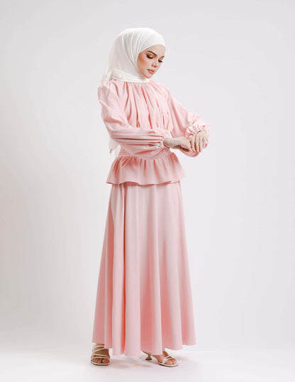 MINOR DEFECT SIERRA DRESS - LONG (PEACH)