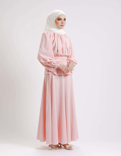 MINOR DEFECT SIERRA DRESS - LONG (PEACH)