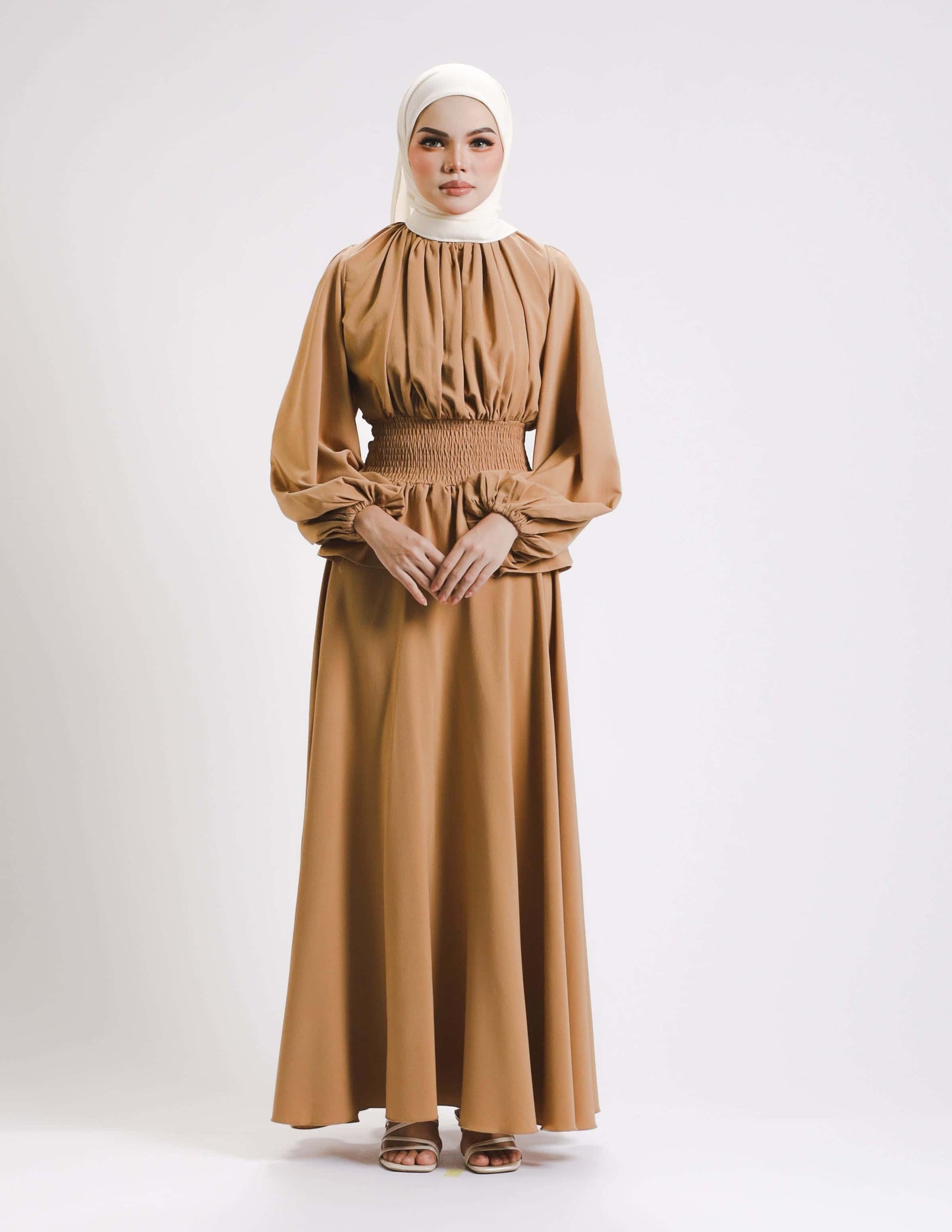 SIERRA DRESS - PETITE (BROWN)