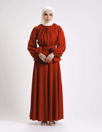 SIERRA DRESS - PETITE (RED CHERRY)