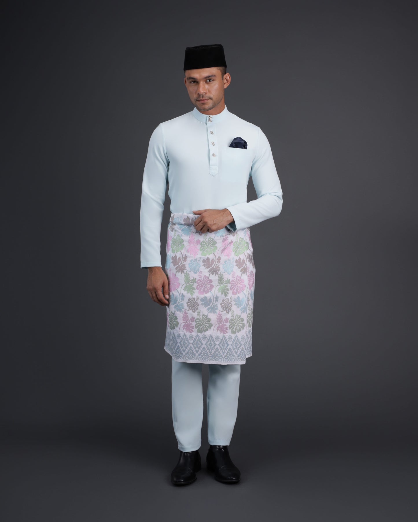 QAISER BAJU MELAYU (AQUA BLUE)