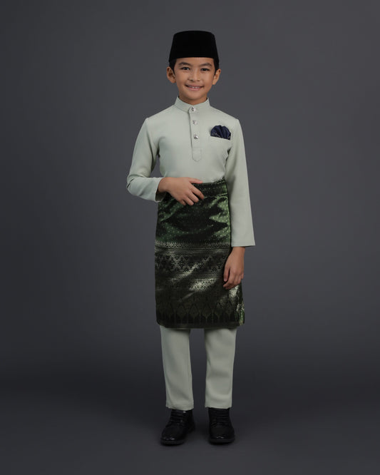 SOULTAN BAJU MELAYU FOR KIDS (GREEN TEA)