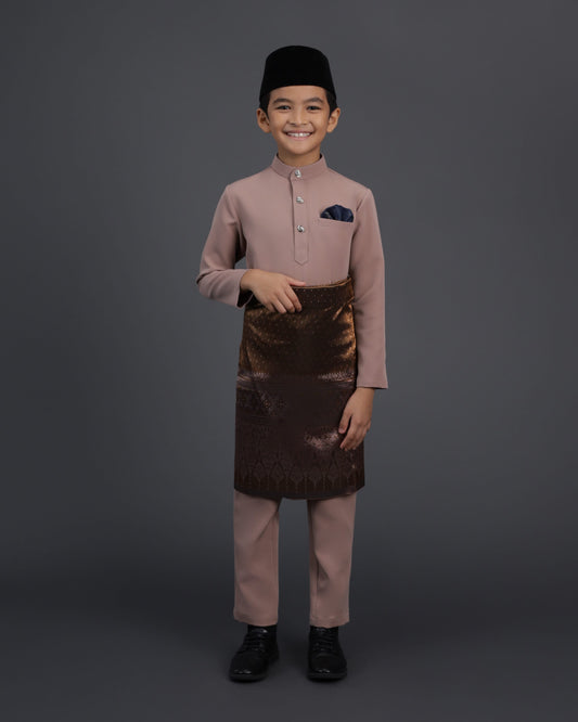 SOULTAN BAJU MELAYU FOR KIDS (KHAKI)