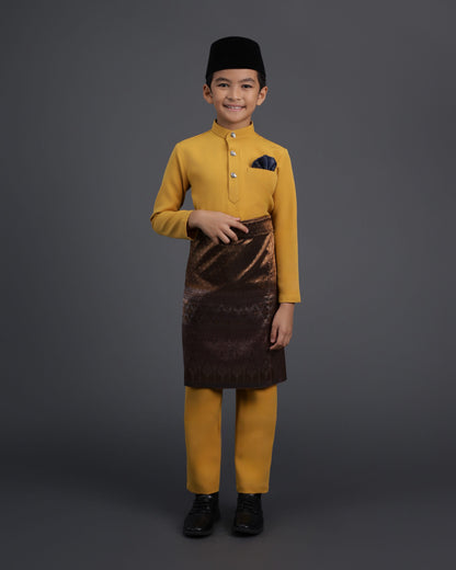 SOULTAN BAJU MELAYU FOR KIDS (MUSTARD)