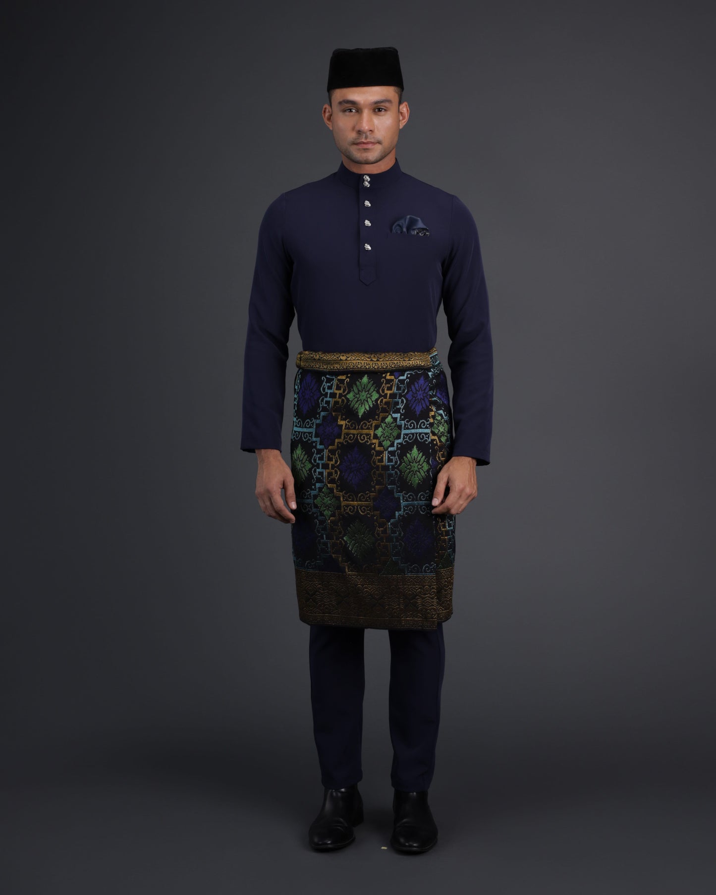 SOULTAN BAJU MELAYU (NAVY BLUE)