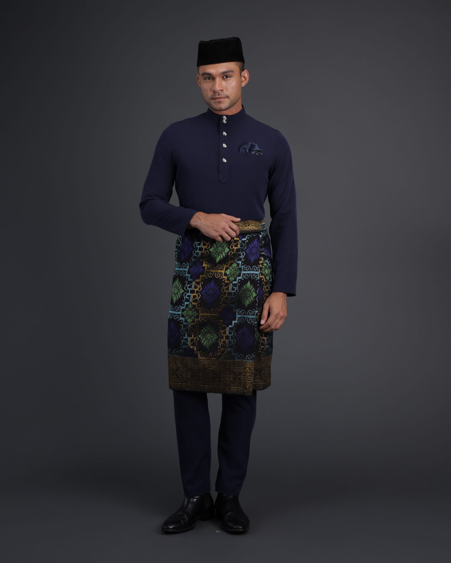 SOULTAN BAJU MELAYU (NAVY BLUE)