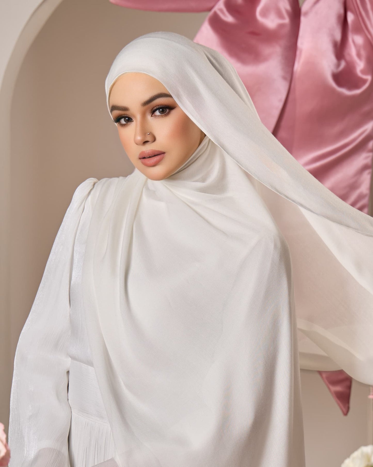 LAYRA COTTON SHAWL (OFF WHITE)