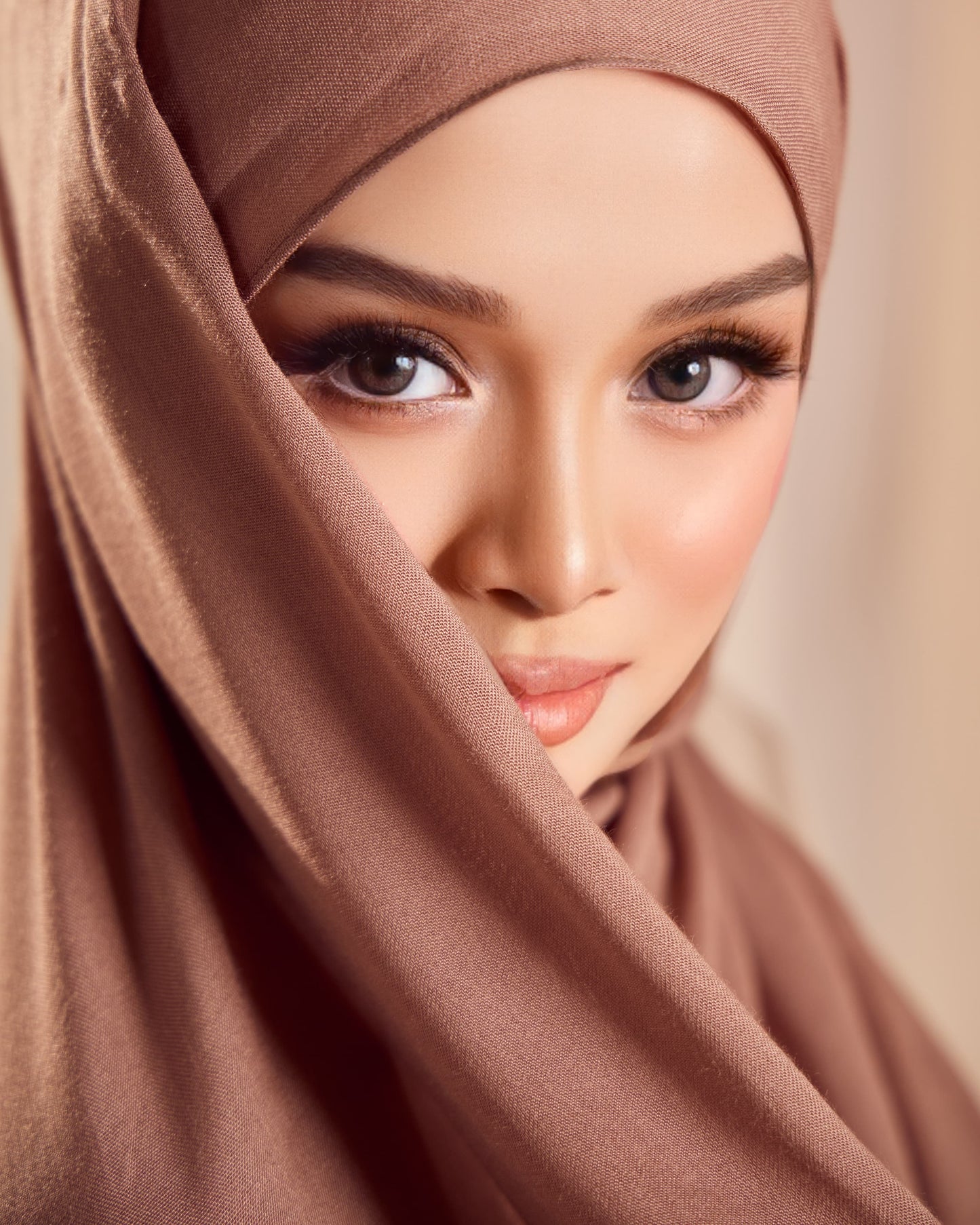 LAYRA COTTON SHAWL (ALMOND)