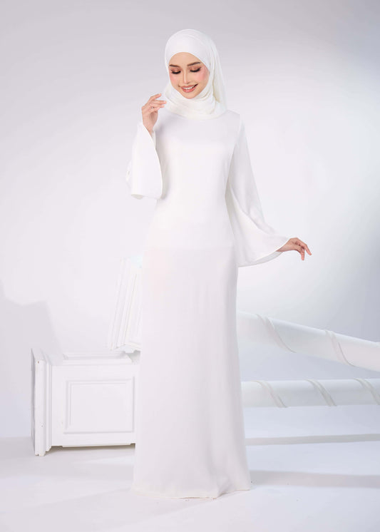 ELAINE LONG DRESS (OFF WHITE)