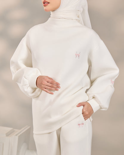 MAEVE JUMPER WIDE SET (OFF WHITE)